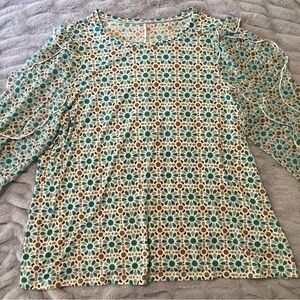 Floral Patterned Women's Top